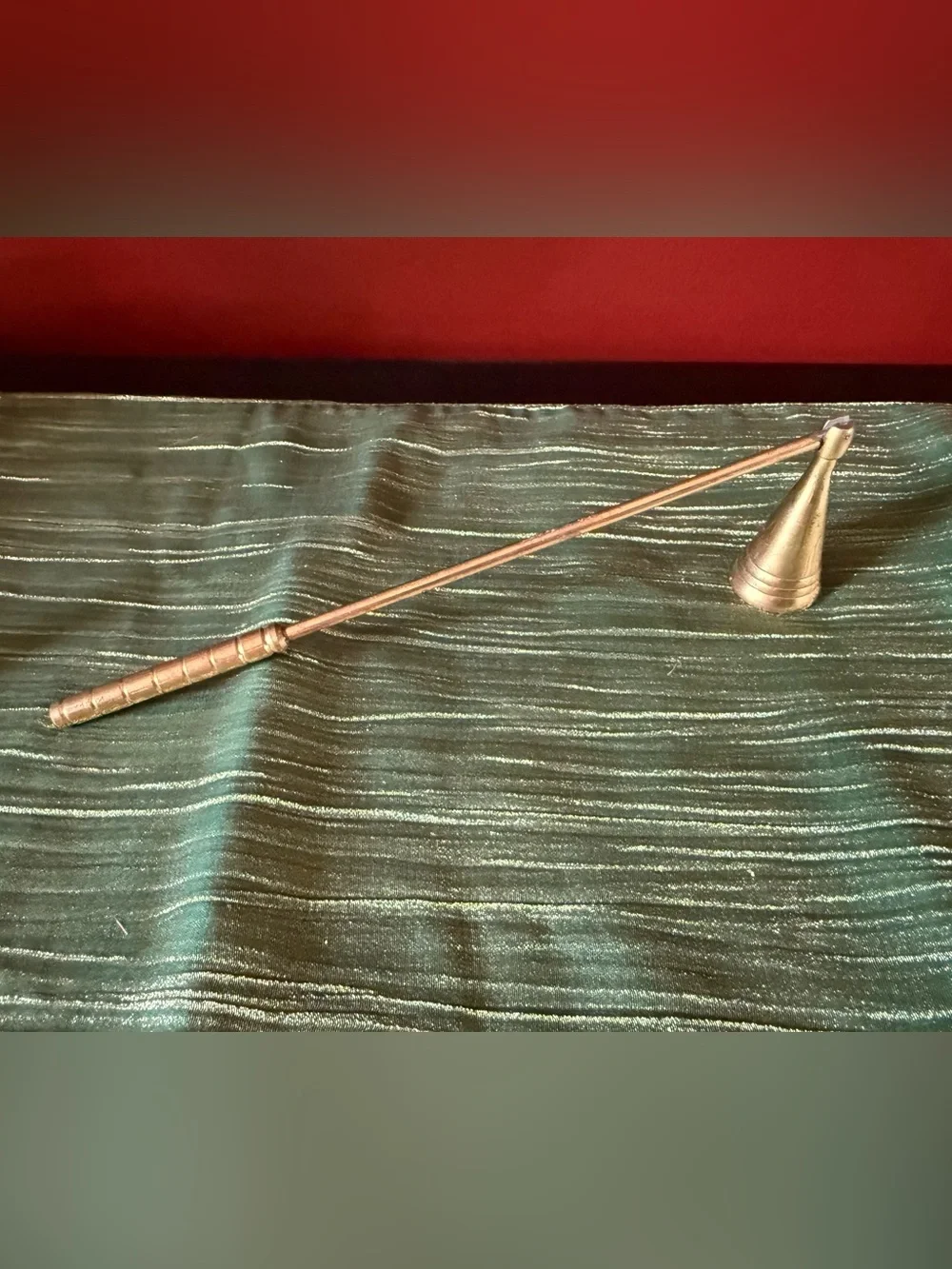 Vintage Style Brass Candle Snuffer